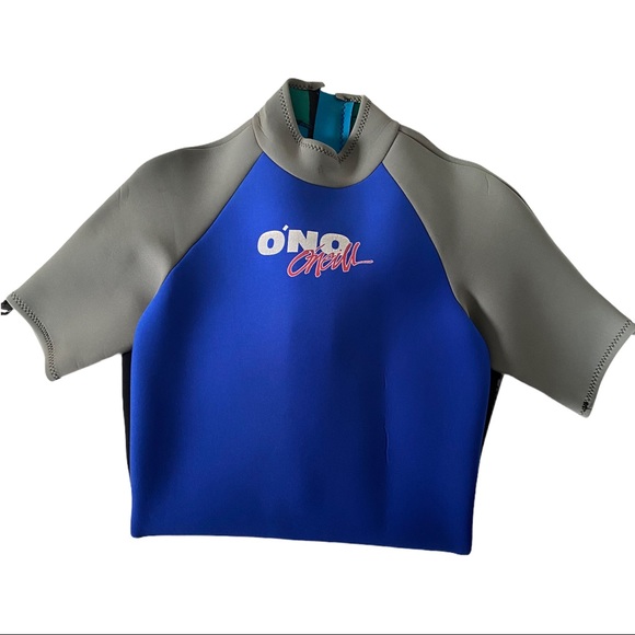 Vtg Wetsuit O'NO O'Neill Blue Grey Men's Size XL - Picture 9 of 11